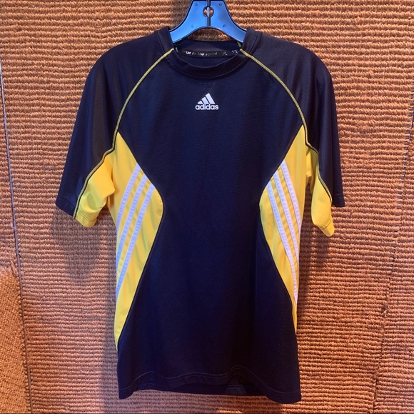 Vintage Adidas Athletic Performance Navy Shirt - Picture 1 of 4